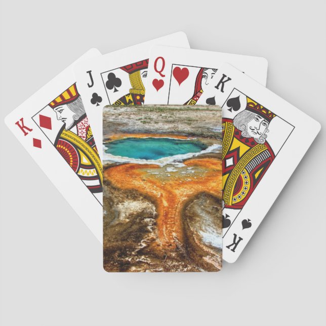 Yellowstone Thermal Pool Playing Cards (Back)