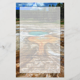 Yellowstone Thermal Pool Stationery