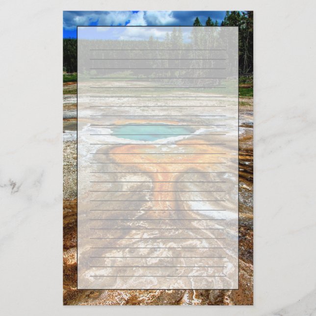 Yellowstone Thermal Pool Stationery (Front)