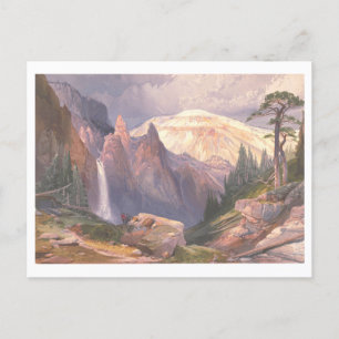 Yellowstone Tower Falls Vintage Prang Lithograph Postcard