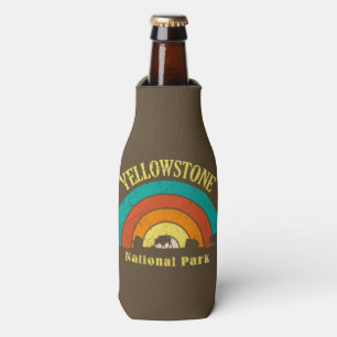 Yellowstone US National Park Wyoming Montana Idaho Bottle Cooler