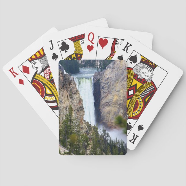 YELLOWSTONE WATERFALL PLAYING CARDS (Back)