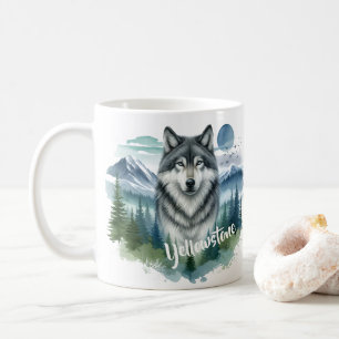 Yellowstone Wolf Coffee Mug
