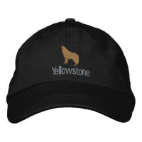 Yellowstone Wolf Embroidered Baseball Cap