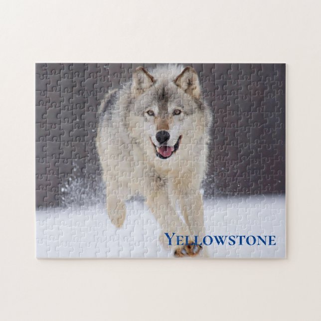 Yellowstone Wolf Game Puzzle (Horizontal)