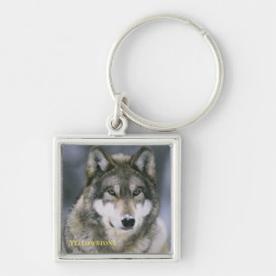 Yellowstone Wolf Key Chain