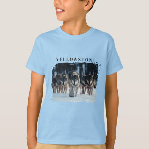 Yellowstone Wolves Kids T-Shirt