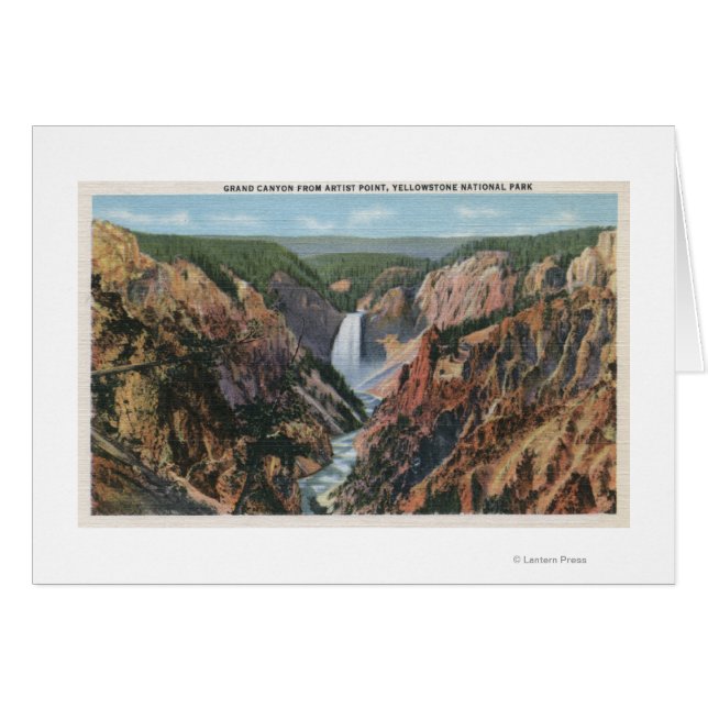 Yellowstone, WYfrom Artist's Point (Front Horizontal)