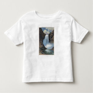 Yellowstone, WYLower Falls from Below View Toddler T-Shirt