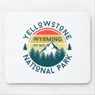 Yellowstone Wyoming Nature Hiking Outdoors Travel Mouse Pad