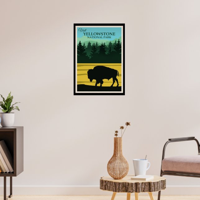 Yellowstone, Wyoming Travel Poster (Living Room 3)
