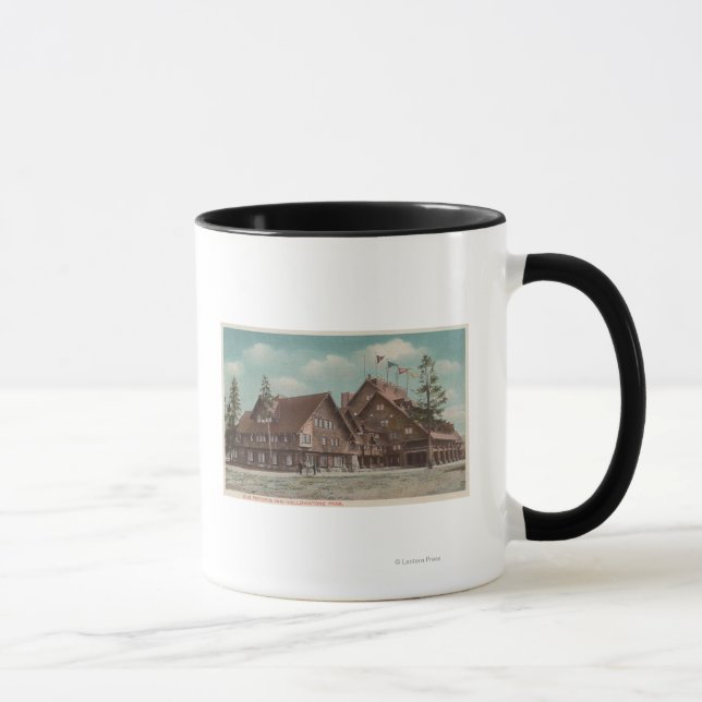 Yellowstone, WYView of Whole Old Faithful Inn Mug (Right)