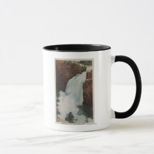 Yellowstone, WYView of Yellowstone River Falls Mug
