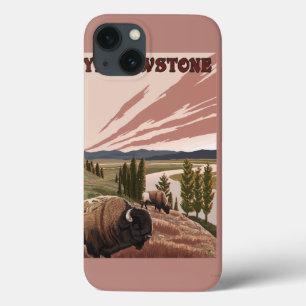 YellowstoneBison Scene iPhone 13 Case