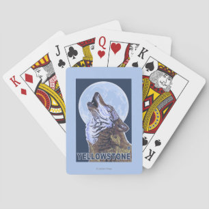 YellowstoneHowling Wolf Playing Cards