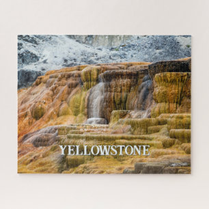 Yellowstone's Mammoth Hot Springs Jigsaw Puzzle