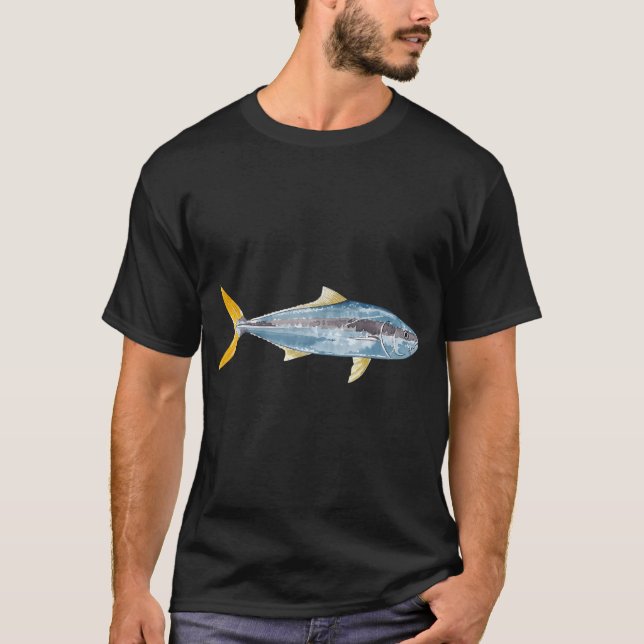 YELLOWTAIL JACK-Seriola lalandi T-Shirt (Front)