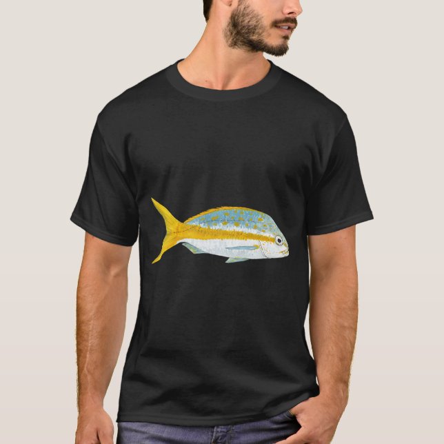 YELLOWTAIL SNAPPER-Ocyurus chrysurus T-Shirt (Front)