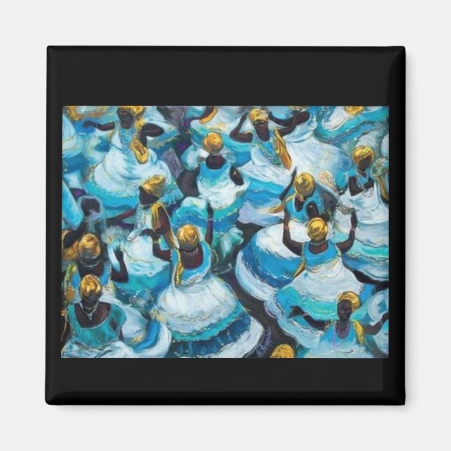 Yemanja dance magnet (Front)