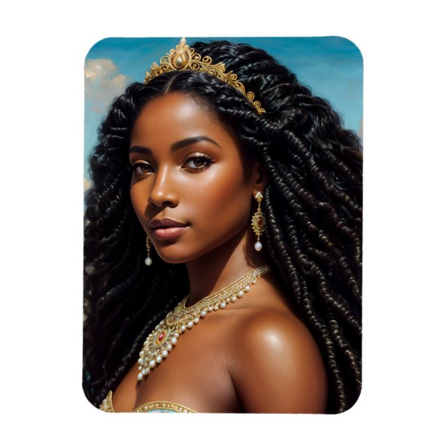 Yemaya Orisha Water Goddess Art Magnet (Vertical)