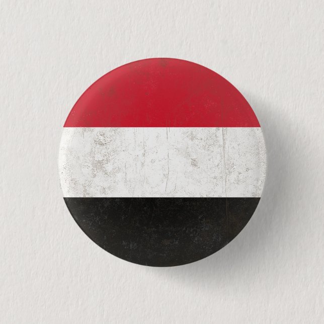 Yemen 3 Cm Round Badge (Front)