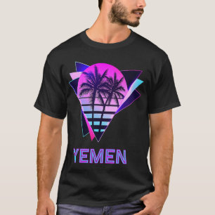 Yemen 80s Palm Tree Retro Vintage Yemeni Souvenir T-Shirt