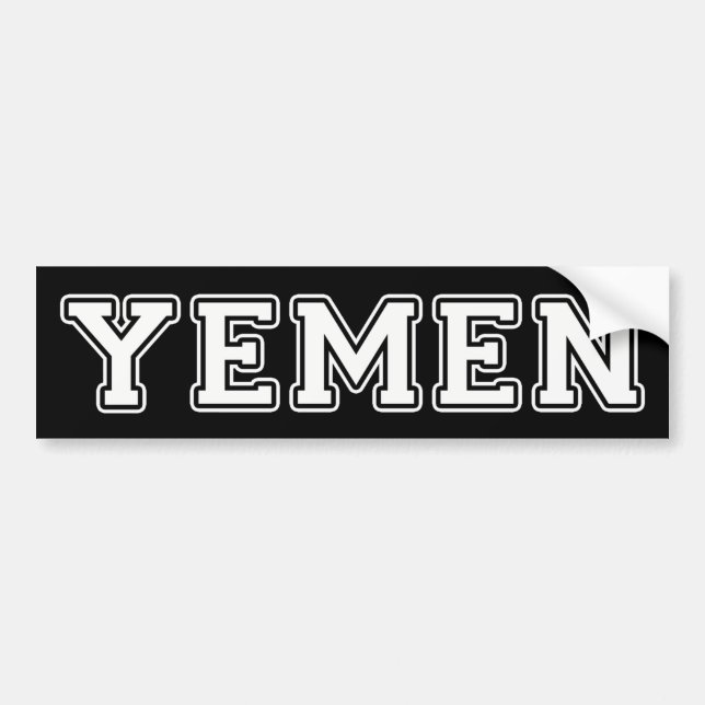 Yemen Bumper Sticker (Front)