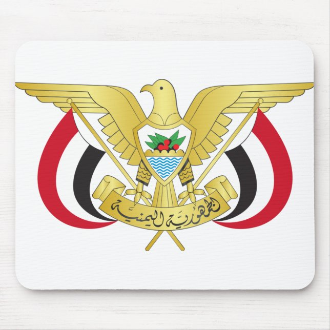 yemen emblem mouse pad (Front)
