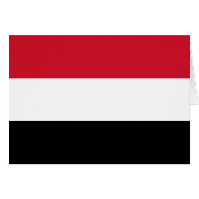 yemen flag (Front Horizontal)