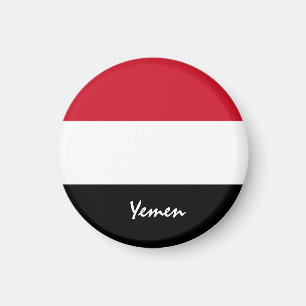 Yemen flag & Asia - travel/sports fans Magnet