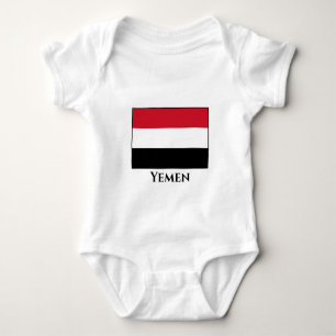 Yemen Flag Baby Bodysuit
