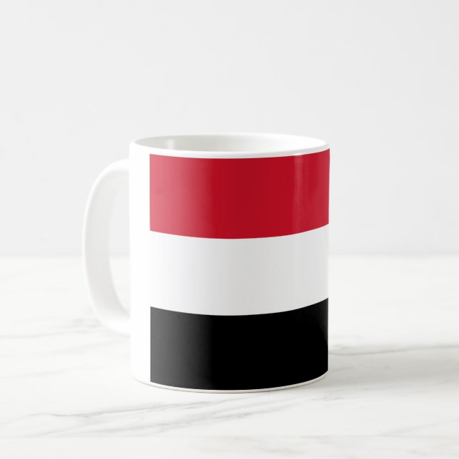 Yemen Flag Coffee Mug (Front Left)