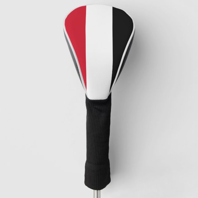 Yemen Flag Golf Head Cover (Front)