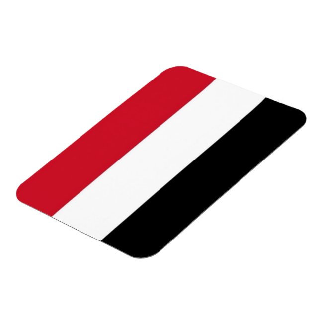 Yemen - Flag - Magnet (Left Side)
