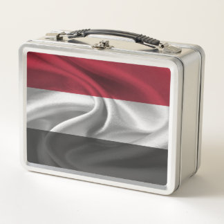 Yemen Flag Metal Lunch Box