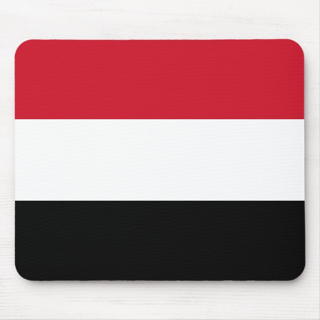 Yemen Flag Mouse Pad (Front)