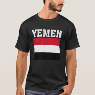 Yemen Flag Patriotic National Roots Souvenir Long T-Shirt