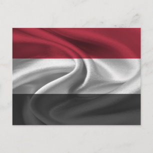 Yemen Flag Postcard