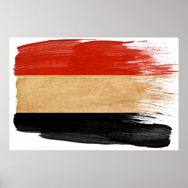 Yemen Flag Posters (Front)