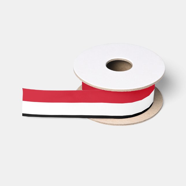 Yemen Flag Satin Ribbon (Spool)