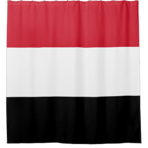 Yemen Flag Shower Curtain