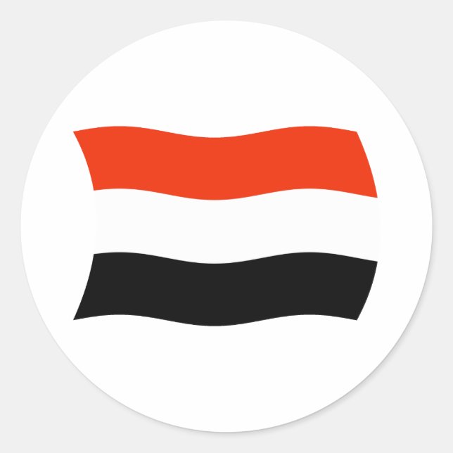 Yemen Flag Sticker (Front)