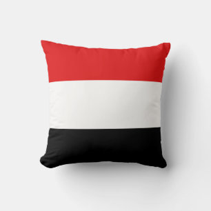 Yemen Flag x Flag Pillow