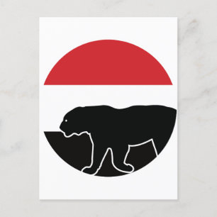 Yemen Leopard Yemeni National Animal Flag Postcard