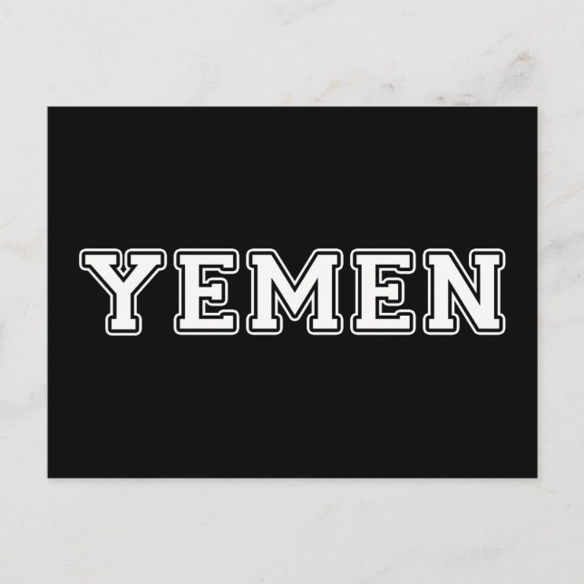 Yemen Postcard (Front)