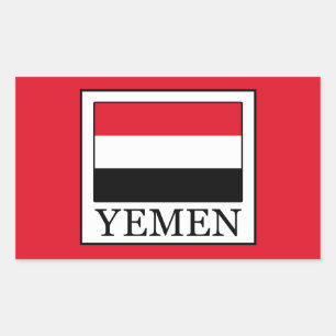 Yemen Rectangular Sticker