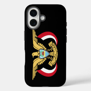 Yemeni  coat of arms iPhone 16 case