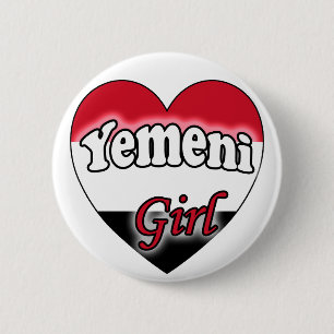 Yemeni Girl 6 Cm Round Badge