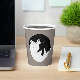 Yen Yang Cats Soul Mate Paper Cups