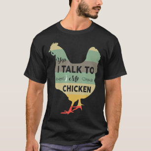 Yep I Talk To Chickens Tees Cute Chicken Buffs Tee